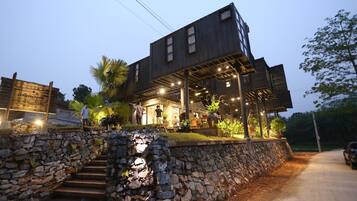 Front of property - evening/night