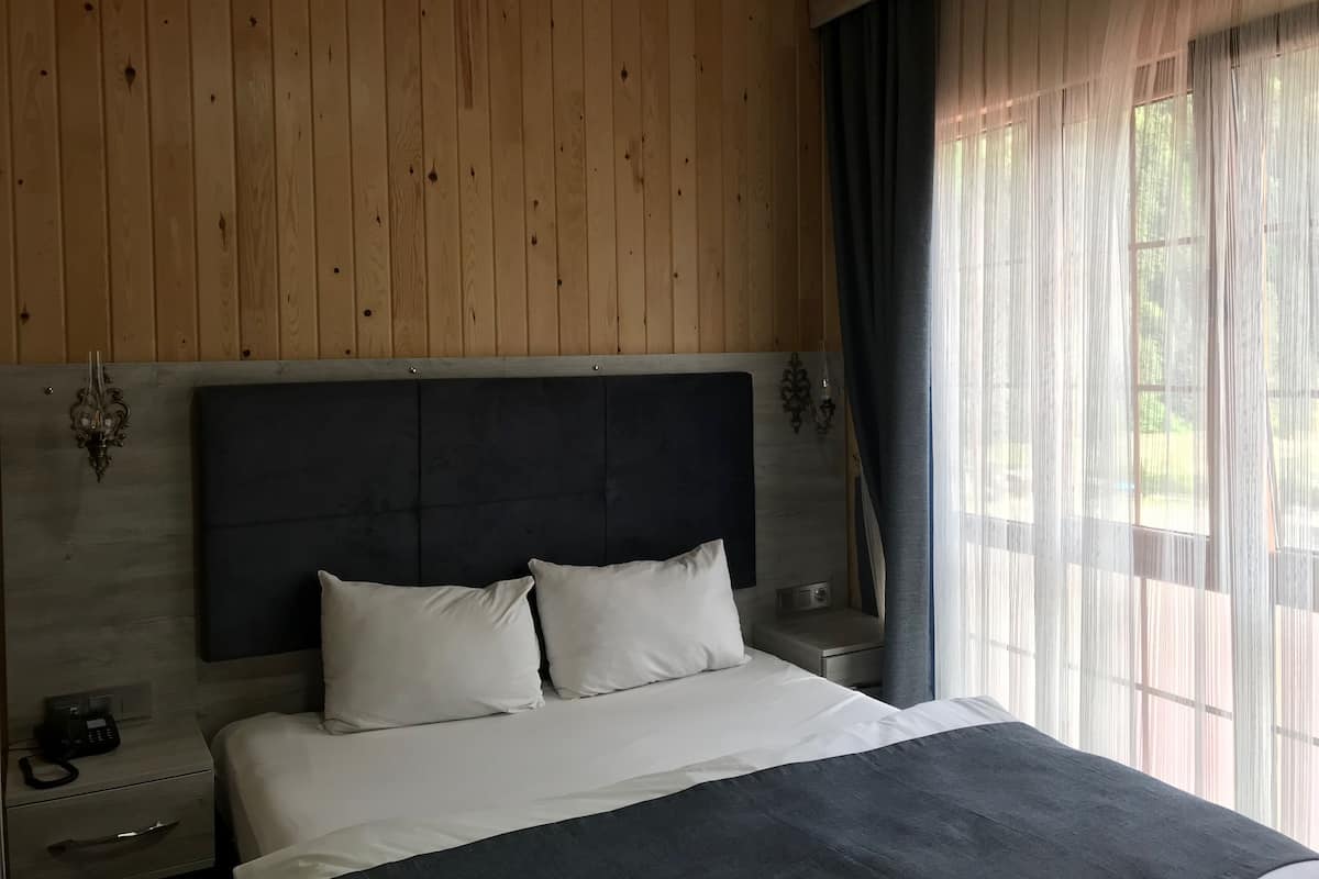 Chambre avec lits jumeaux, fumeurs, vue lac | Literie hypoallergénique, Wi-Fi gratuit, draps fournis