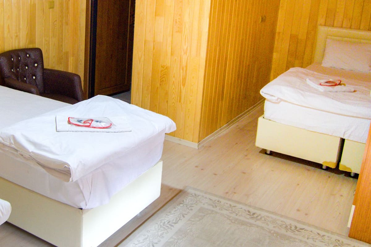 Chambre Quadruple, 1 chambre, balcon, vue lac | Literie hypoallergénique, Wi-Fi gratuit, draps fournis