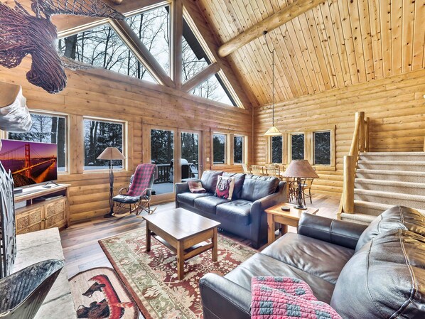 TV, fireplace, DVD player