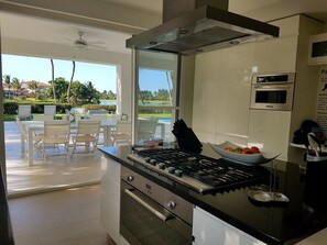 Full-size fridge, microwave, oven, stovetop - Luxury One of a Kind Lake View Villa (Punta Cana)