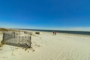 On the beach