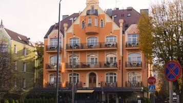 Front of property – evening/night