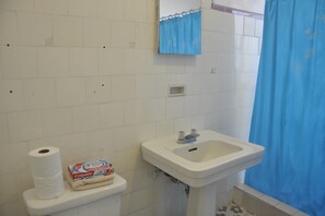 Apartment | Bathroom | Shower, free toiletries, hair dryer, towels - Departamento en Condesa (Mexico City)
