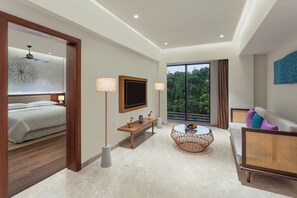 Executive-Doppelzimmer, 1 King-Bett, Stadtblick | Select-Comfort-Betten, Zimmersafe, individuell eingerichtet