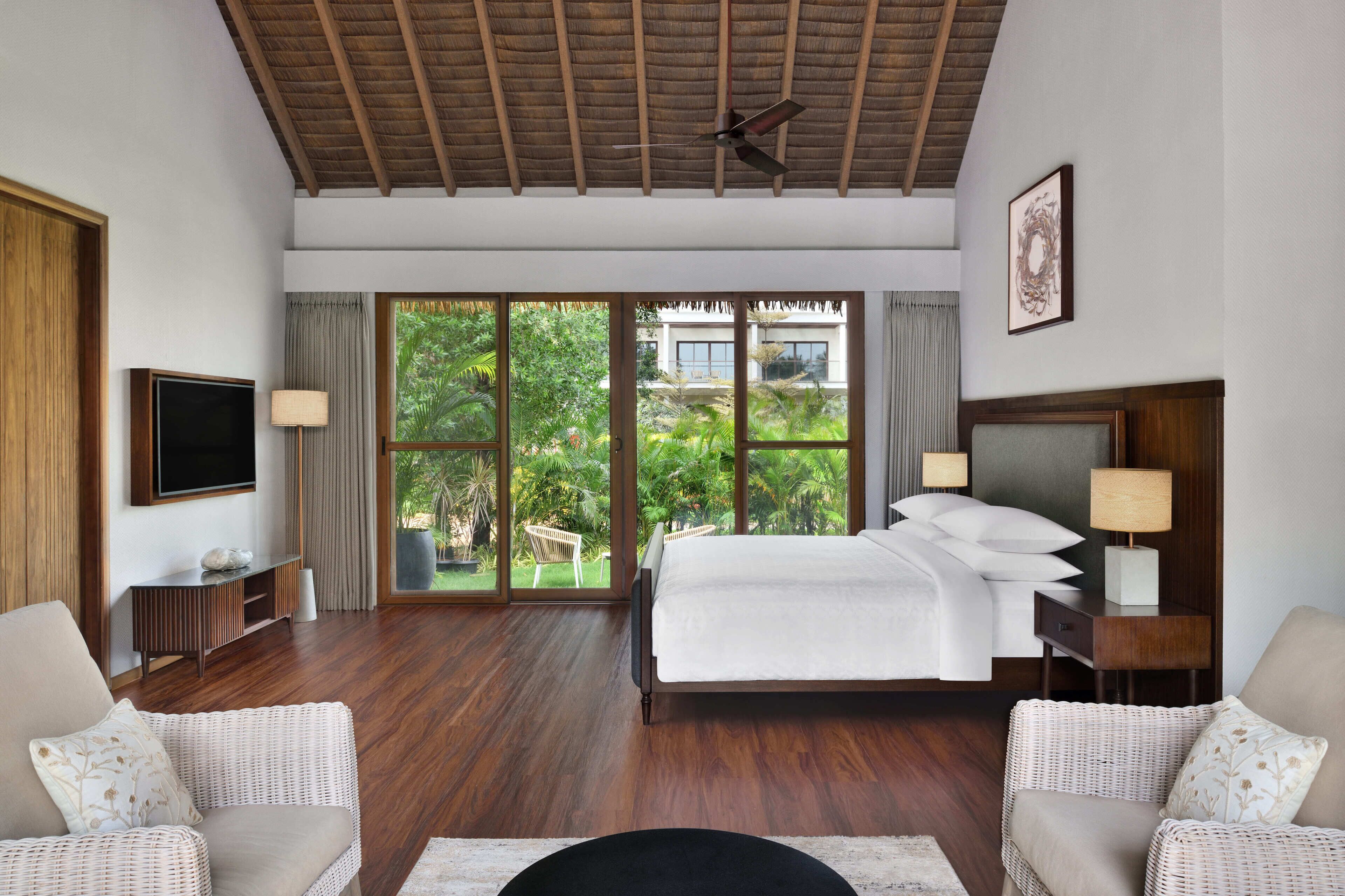 Select Comfort beds, in-room safe, individually furnished, desk