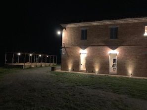 Front of property – evening/night