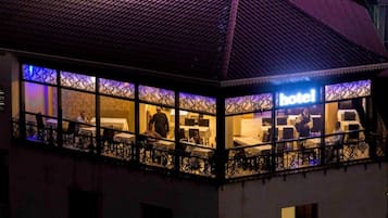 Front of property - evening/night