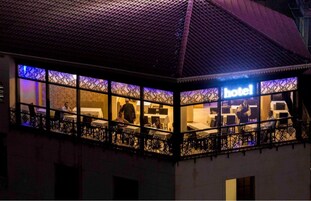 Front of property - evening/night