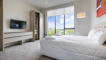 Apartamento superior | 3 quartos, Wi-Fi de cortesia, roupa de cama