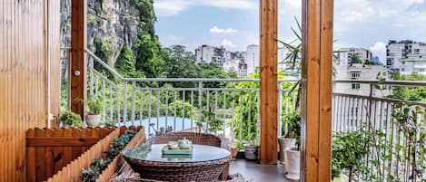 Terrasse sur le toit