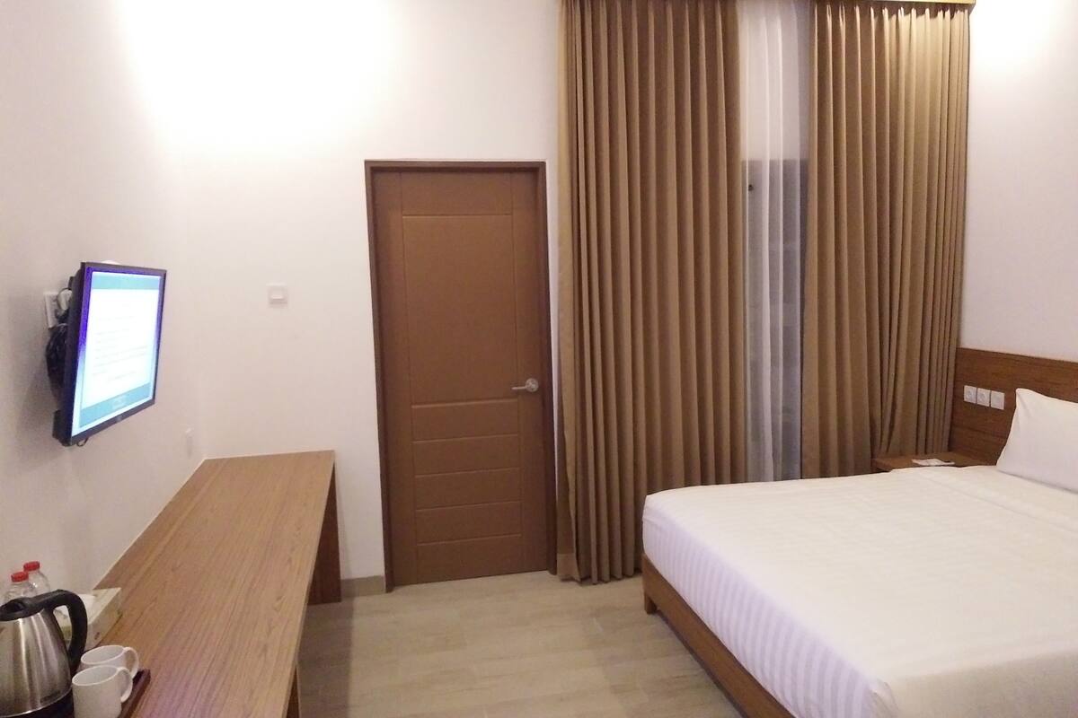 Chambre Deluxe, 1 lit double, balcon