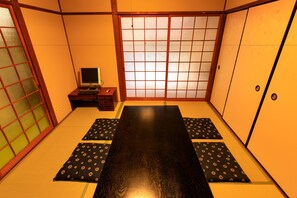 Private Vacation Home | Living area | Flat-screen TV - K-style (Kyoto)