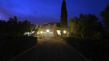 Front of property - evening/night