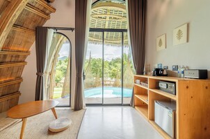 Bamboo Pool Villa | Free minibar, in-room safe, desk, free WiFi