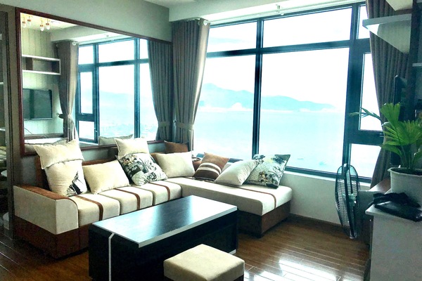 2 Bedrooms Apartment, Ocean View | Living area | LCD TV