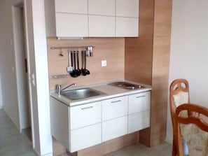 Classic Studio, 1 Queen Bed with Sofa bed | Private kitchenette | Fridge, microwave