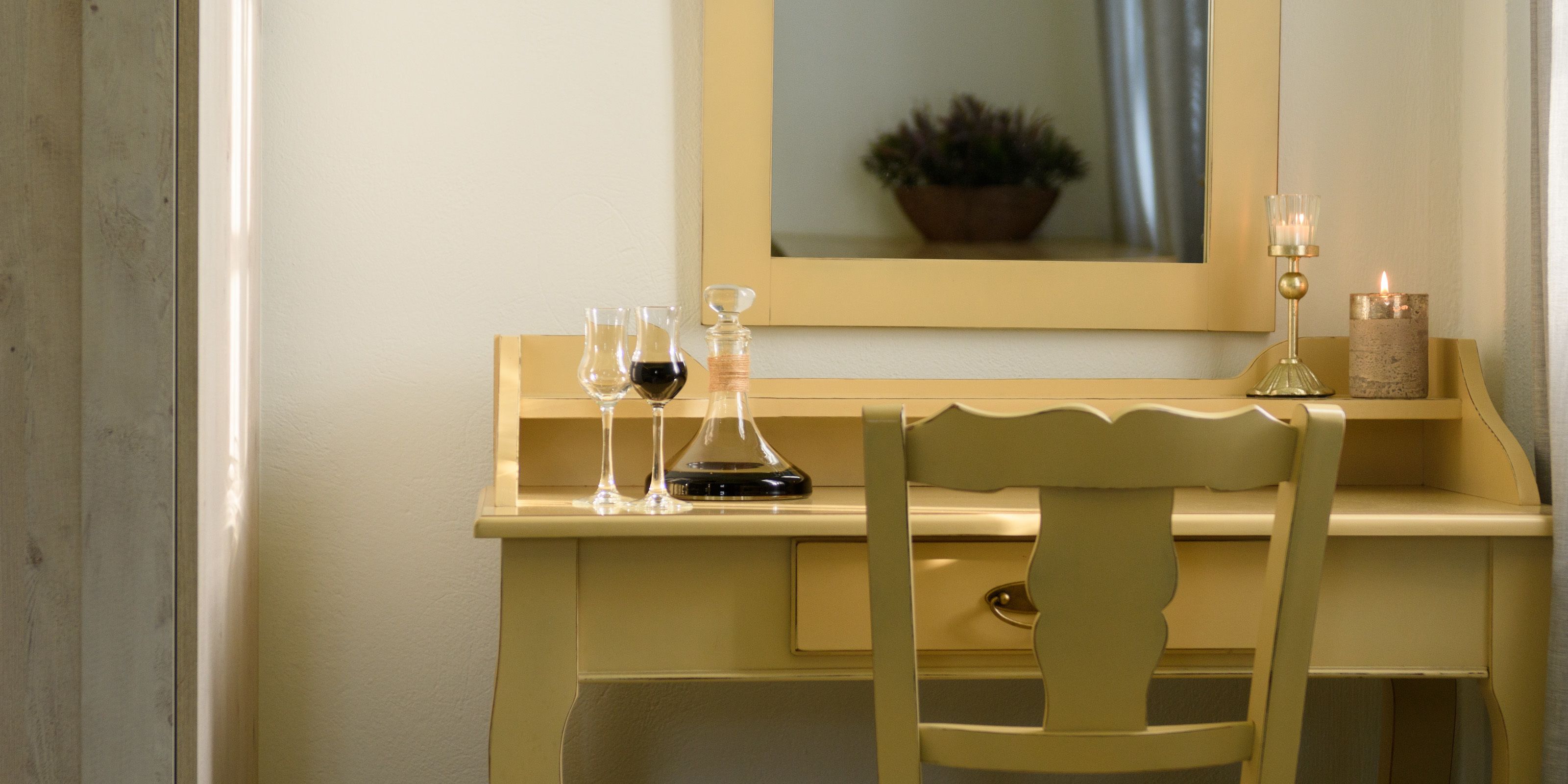 superior double room (upper floor) | in-room safe, individually decorated, desk, iron/ironing board