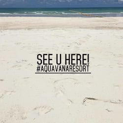 On the beach, white sand, beach towels