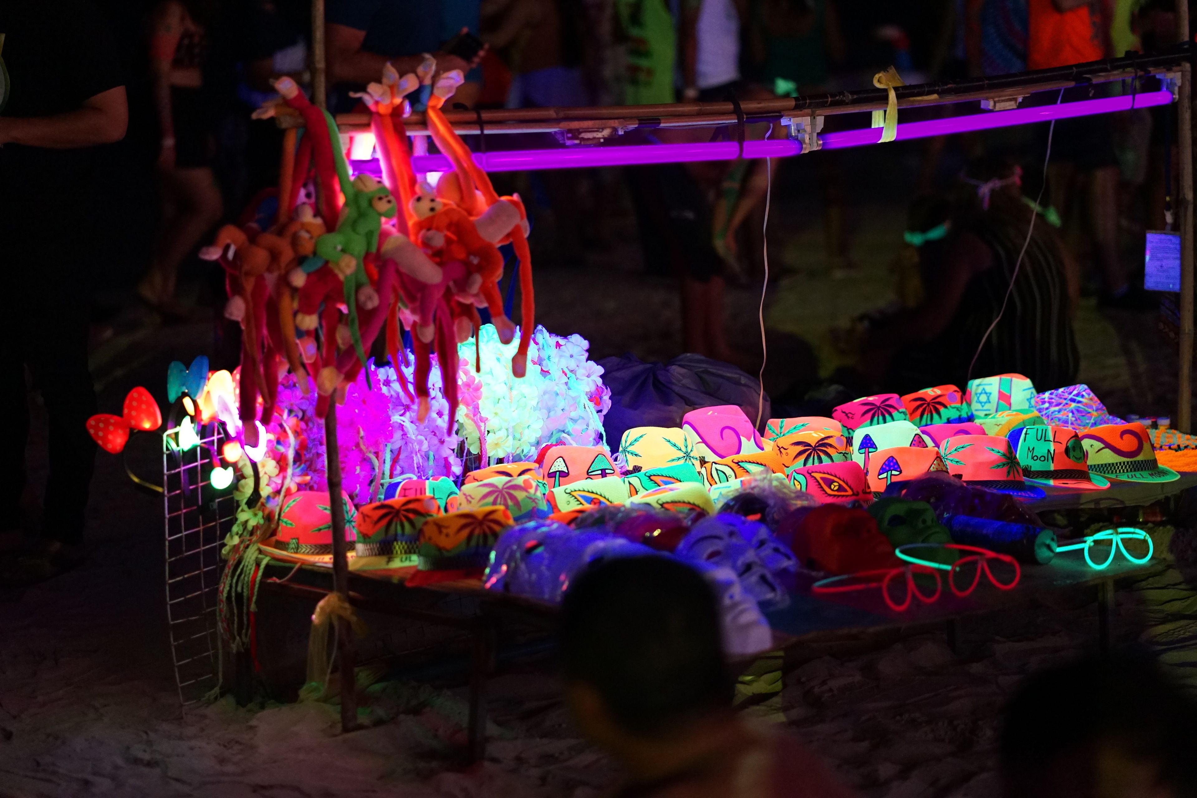 on the beach, white sand, beach towels
