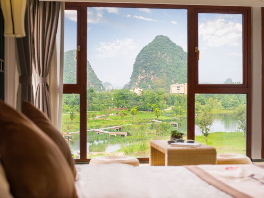 Panoramic Double Room, 1 Bedroom, Bathtub, Hill View | Egyptian cotton sheets, premium bedding, pillowtop beds, desk