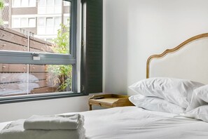 2 soverom, sengetøy av topp kvalitet og strykejern/-brett