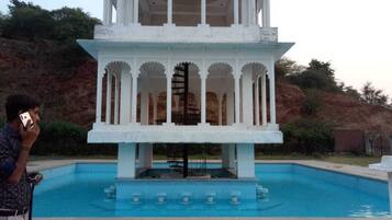 Indoor pool, outdoor pool