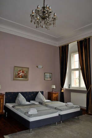 Apartment | In-room safe, iron/ironing board, free WiFi, bed sheets - Schloss Triestewitz (Arzberg)