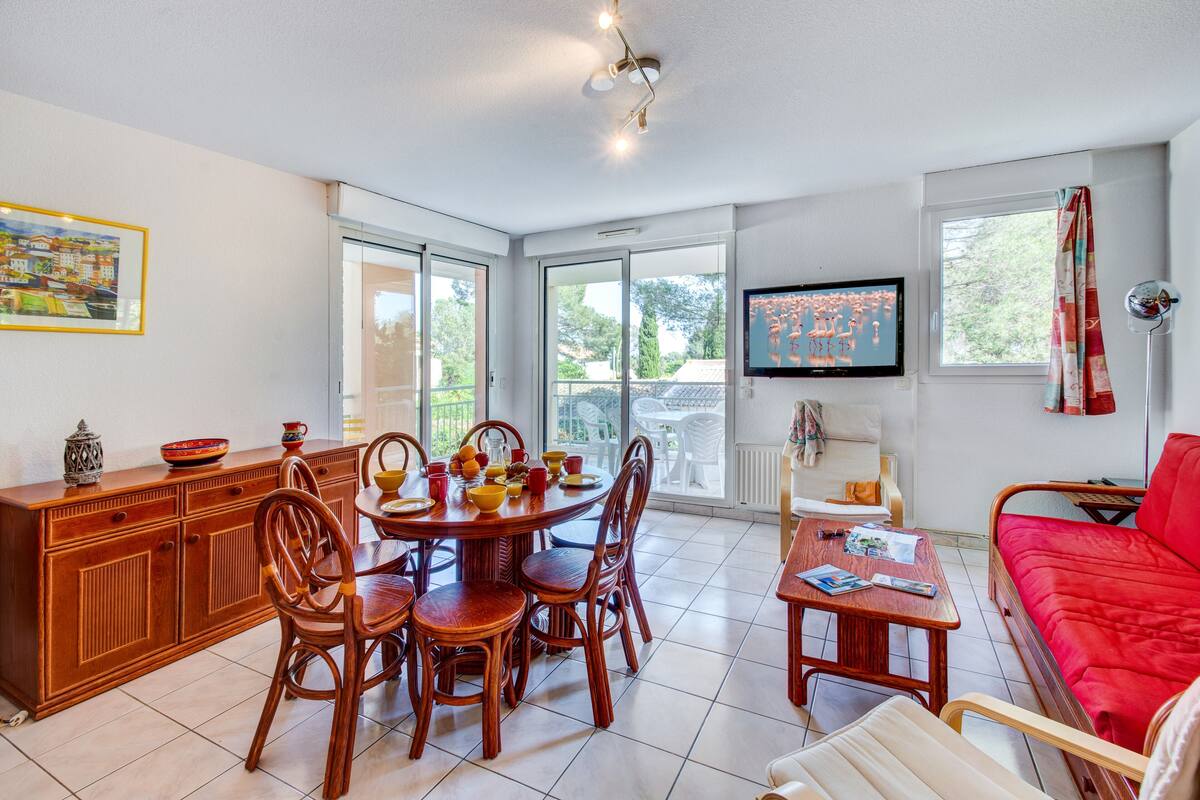 Appartement 3 chambres 8 personnes | Eget kök | Kylskåp, ugn, spishäll och diskmaskin