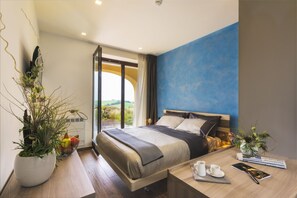 Premium bedding, minibar, in-room safe, desk