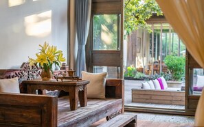 Blick von der Unterkunft