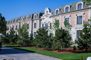 Blick von der Unterkunft