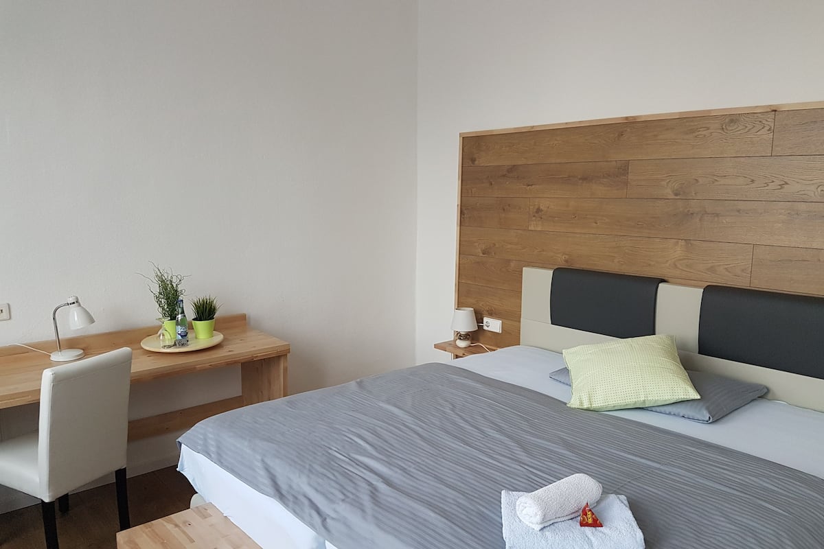 comfort double room, single use | hypo-allergenic bedding, minibar, desk, blackout curtains