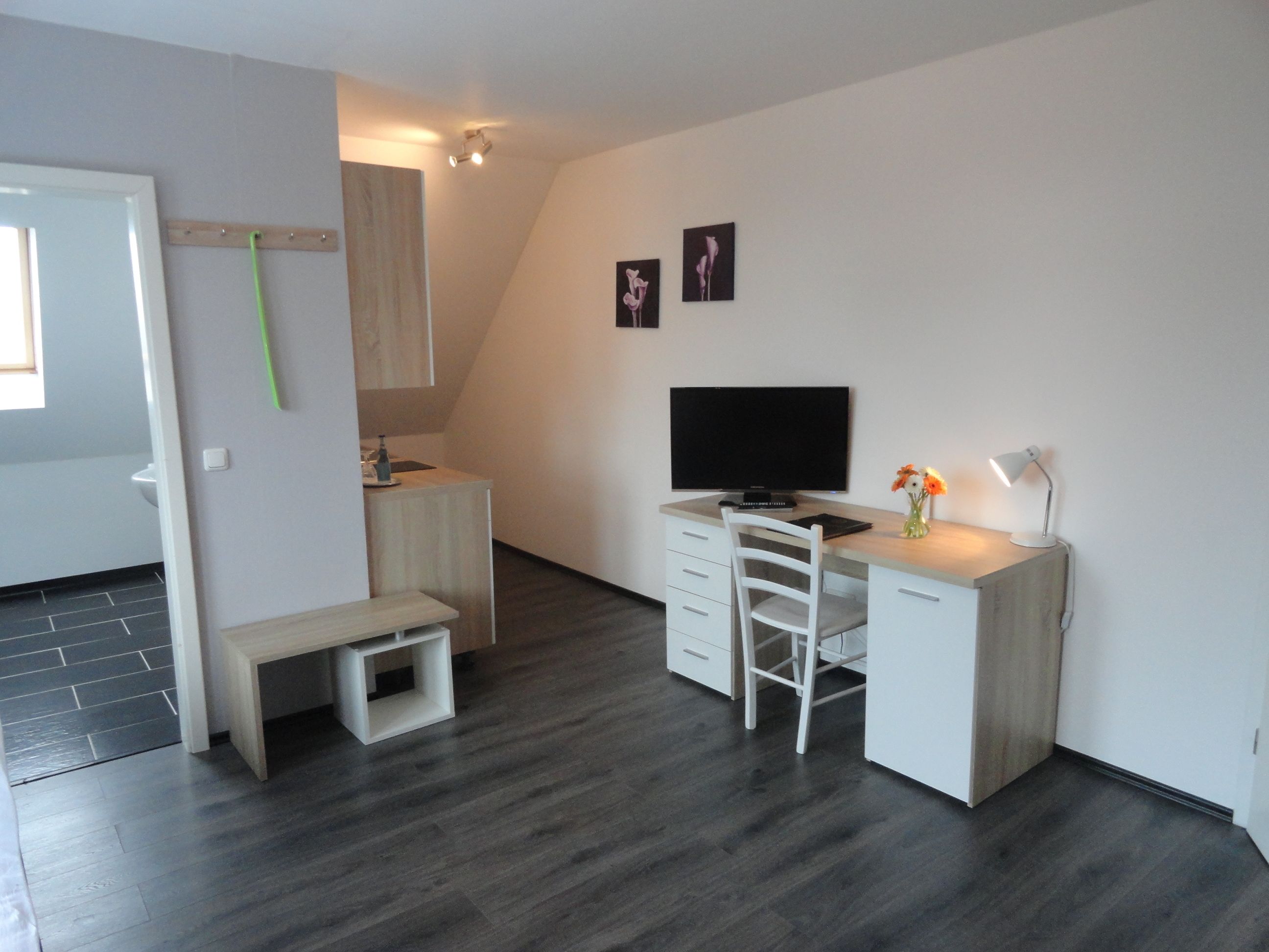 apartment, 1 bedroom, kitchenette | bathroom | shower, free toiletries, hair dryer, towels