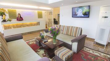 Sala de estar en el lobby