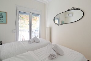City Apartment, 2 Bedrooms, Balcony, City View | 2 bedrooms, premium bedding, in-room safe, individually decorated