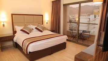 Chambre Deluxe, 1 chambre, réfrigérateur, vue partielle sur la mer