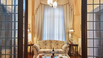 Coin salon dans le hall