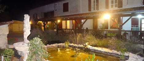 Front of property – evening/night