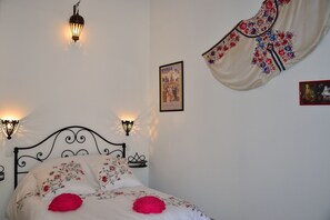 Individually decorated, individually furnished, iron/ironing board