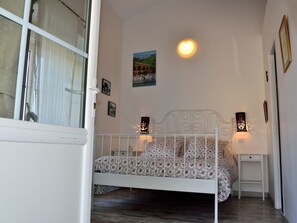 Individually decorated, individually furnished, iron/ironing board
