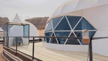 Luxury Tent, 1 Bedroom, Mountain View, Mountainside | Premium bedding, down duvets, blackout curtains, soundproofing