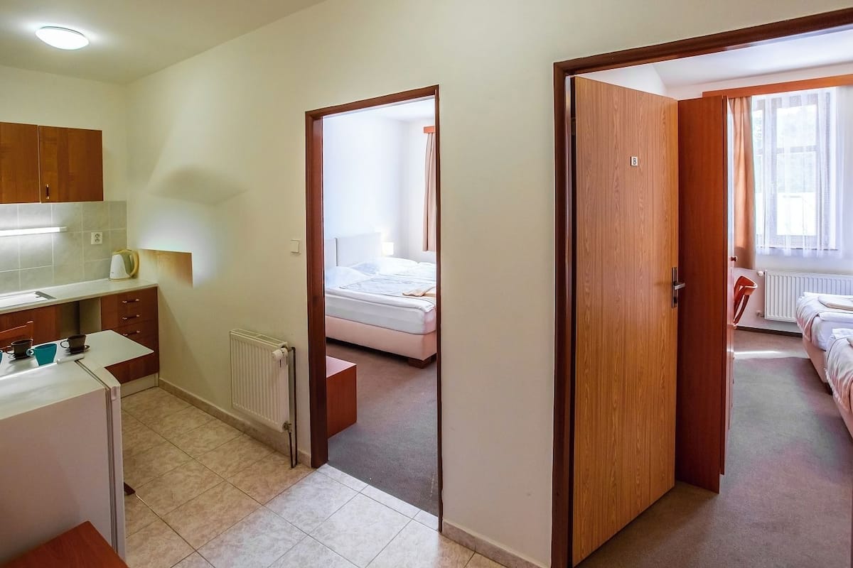 Blackout drapes, iron/ironing board, cribs/infant beds, free WiFi