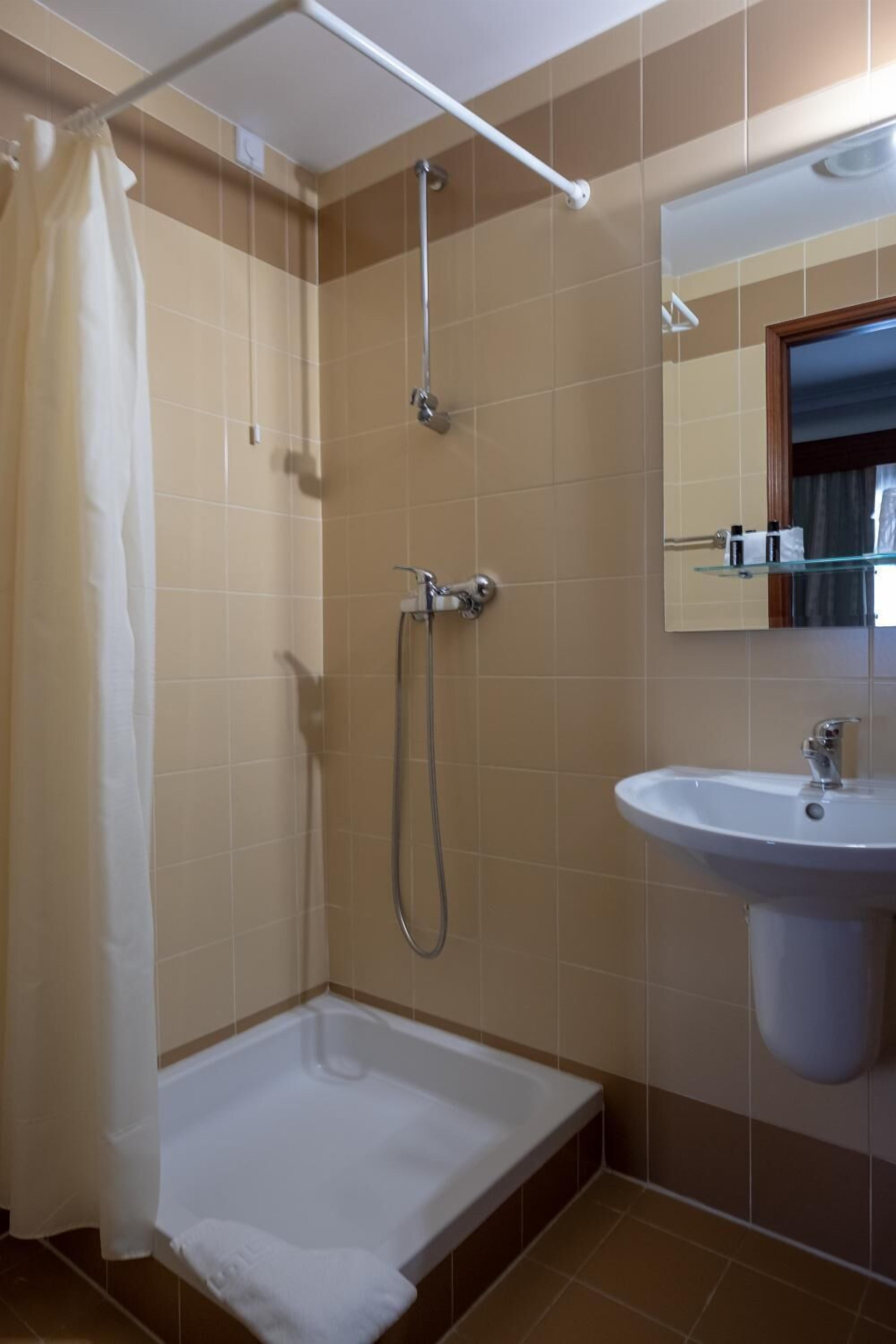 free toiletries, hair dryer, bidet, towels