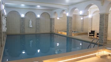 Indoor pool, outdoor pool