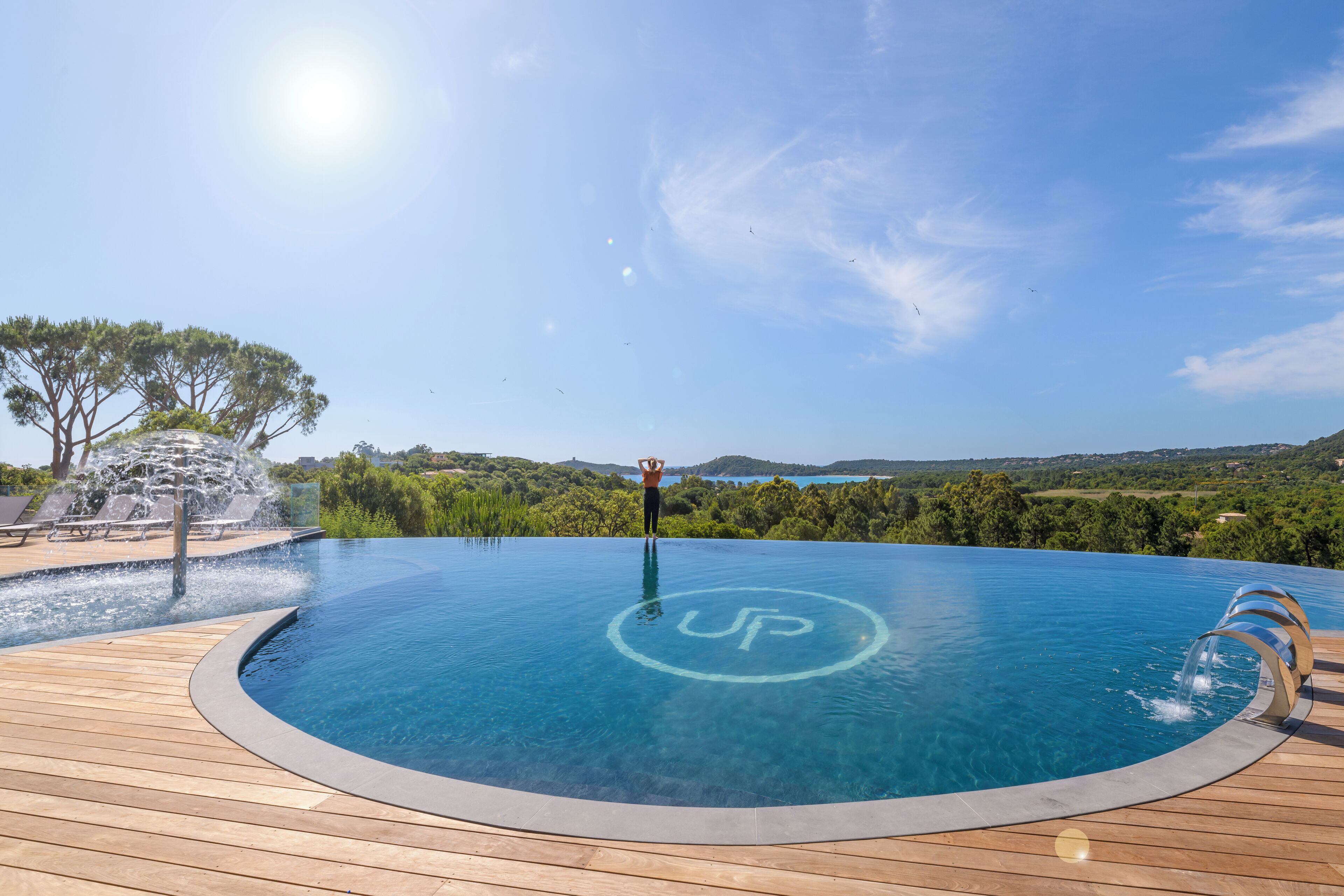 Seasonal outdoor pool, open 8:00 AM to 11:00 PM, pool umbrellas