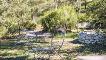 Vue depuis lâhĂ©bergement