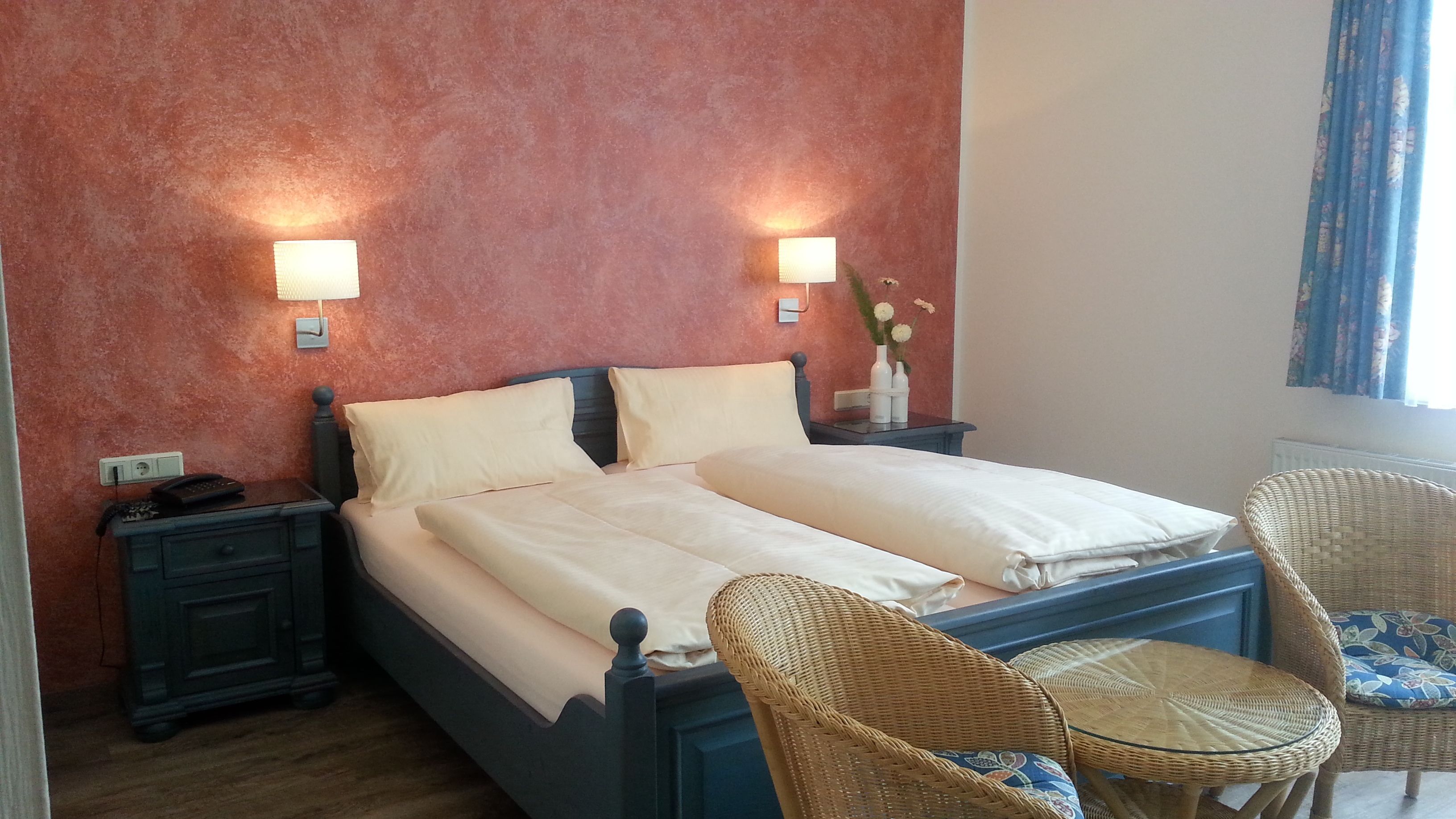 comfort double or twin room | premium bedding, in-room safe, desk, free cots/infant beds