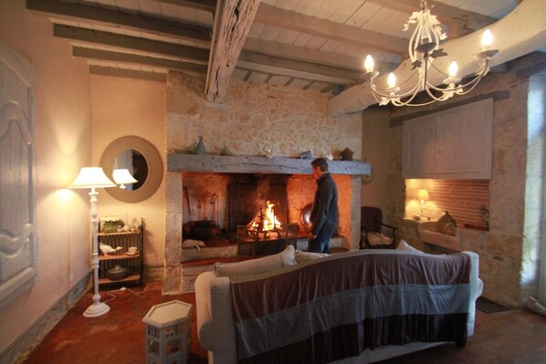 Fireplace - Au Vieux Pressoir (Caussens)