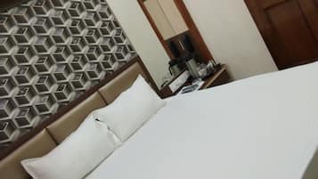 In-room safe, desk